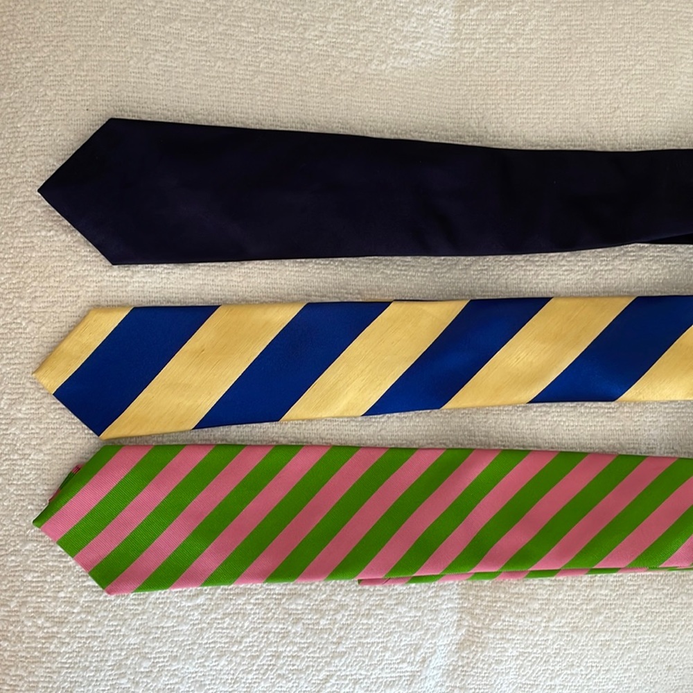 More ties!  Polo Ralph Lauren, Robert Talbott, and R Hanauer